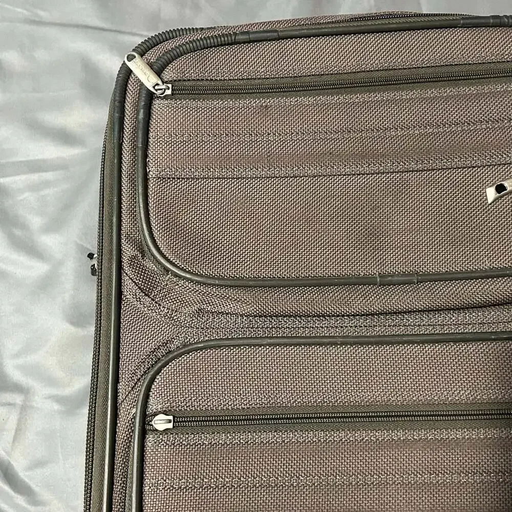 Delsey Grey Softside Rolling Carry-On Luggage